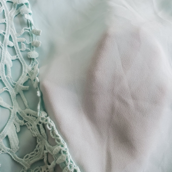 Sheer Mint Green top - Picture 4 of 5